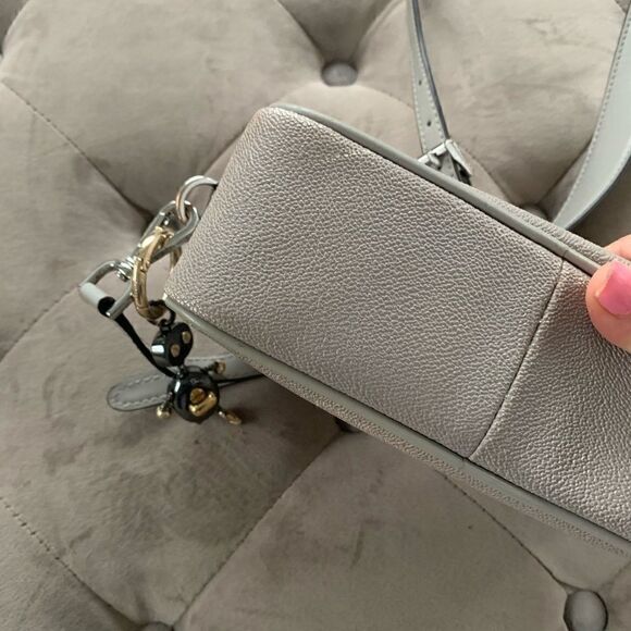 MK michael Kors Connie small camera crossbody bag ombré Grey - Picture 3 of 5